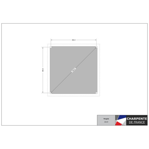 Pergolas - Pergola 16 m²